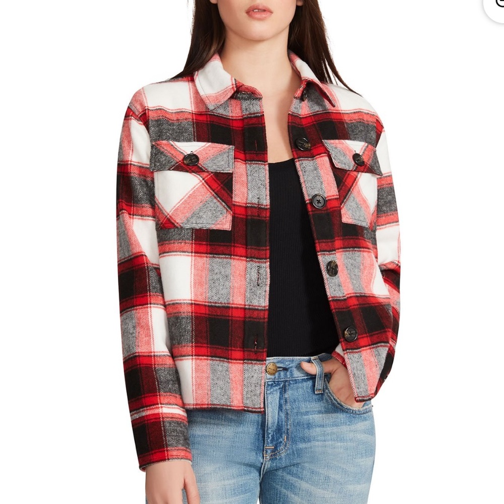 BB Dakota Steve Madden Boxy Shacket, women’s sz medium, women’s
